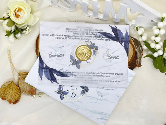 Invitatie de nunta cod 8425