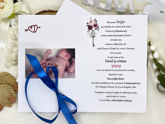 Invitatie nunta si botez cod 1440