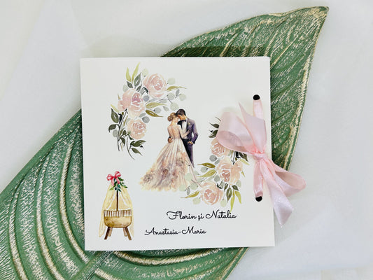 Invitatie nunta si botez cod 11481