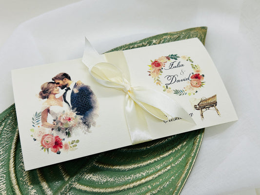 Invitatie nunta si botez cod 1383