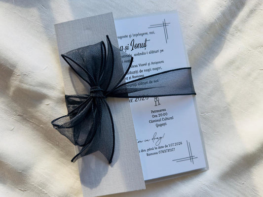 Invitatie model floral cod 11525