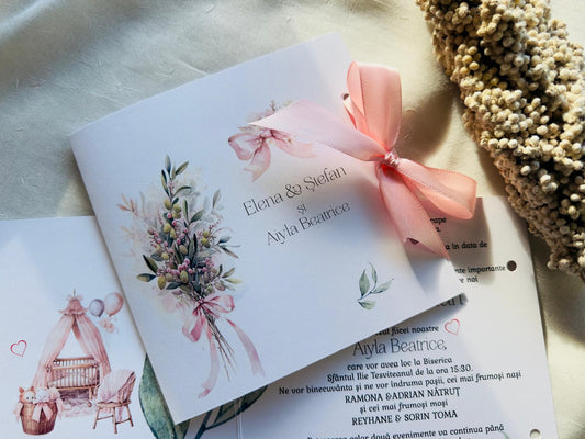 Invitatie nunta si botez cod 1405