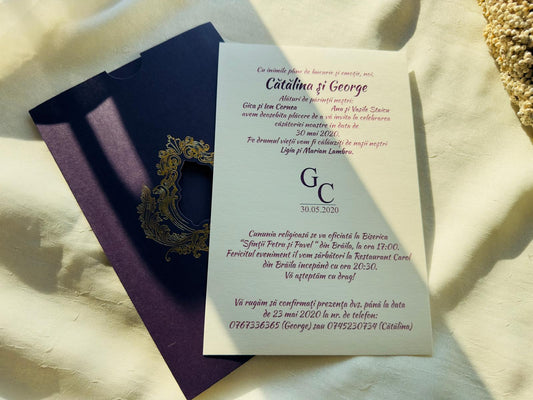 Invitatie de nunta cod 19351