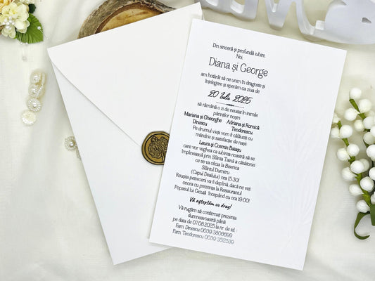 Invitatie nunta cod 11442