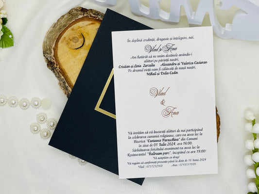 Invitatie nunta cod 6626
