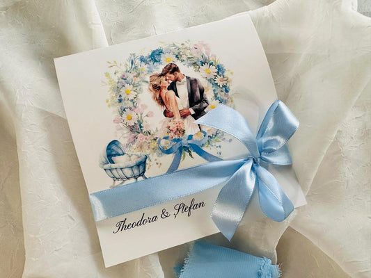 Invitatie Nunta si Botez cod 11455