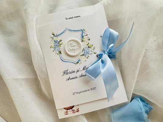 Invitatie Nunta si Botez cod 11460