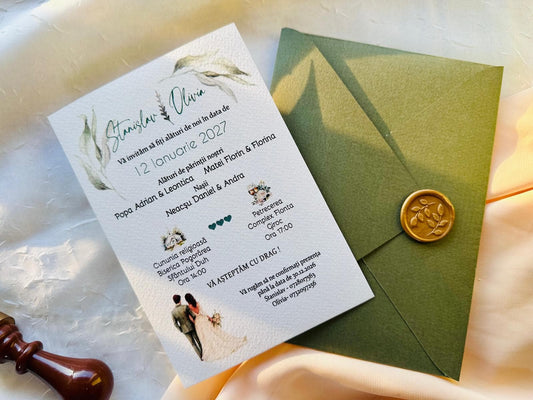 Invitatie cu poza cod 1846