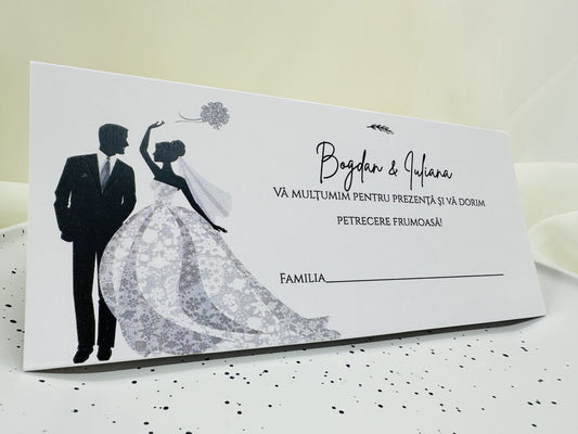 Plic bani nunta cod 555P