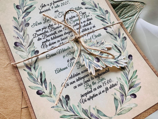Invitatie de nunta cod 6529