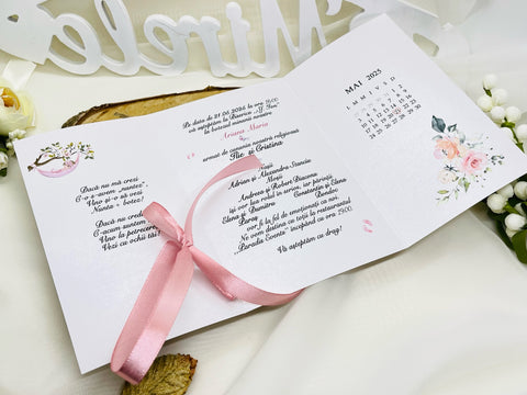Invitatie nunta si botez cod 11472