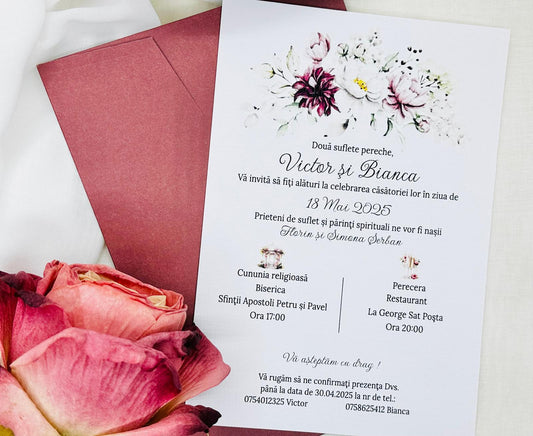 Invitatie nunta cod 11520