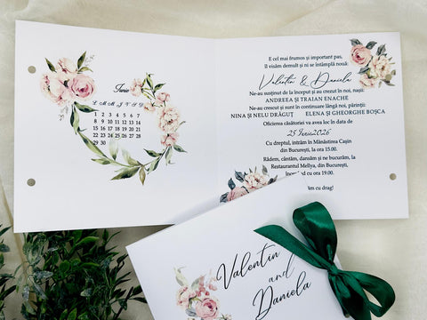 Invitatii florale cod 1340