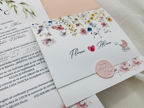 Invitatie nunta si botez cod 1346