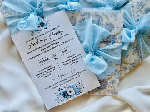 Invitatie cu Vellum cod 1352