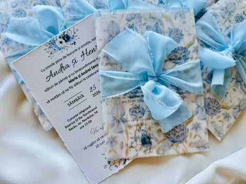 Invitatie cu Vellum cod 1352