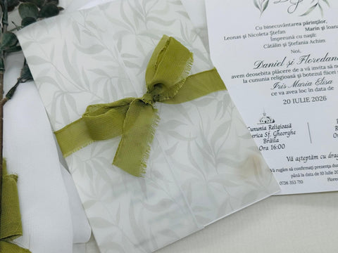 Invitatie nunta si botez cod 1355