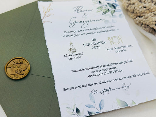 Invitatie nunta manuale cod 1367