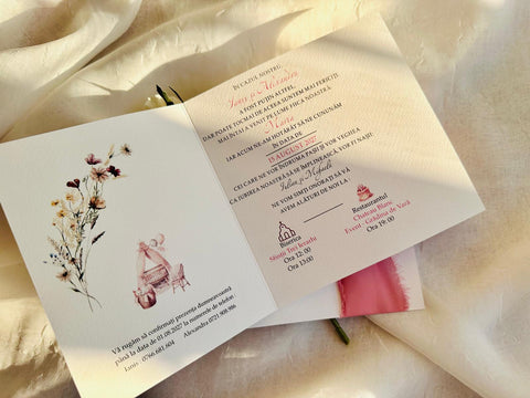 Invitatie nunta si botez cod 1392