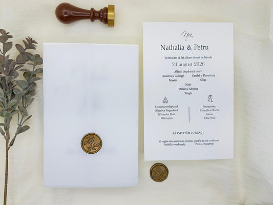 Invitatie Vellum cod 1416