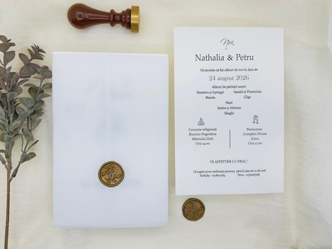 Invitatie Vellum cod 1416