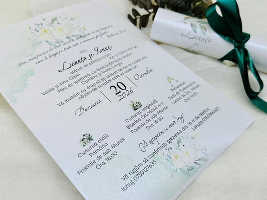 Invitatie nunta papirus cod 1457