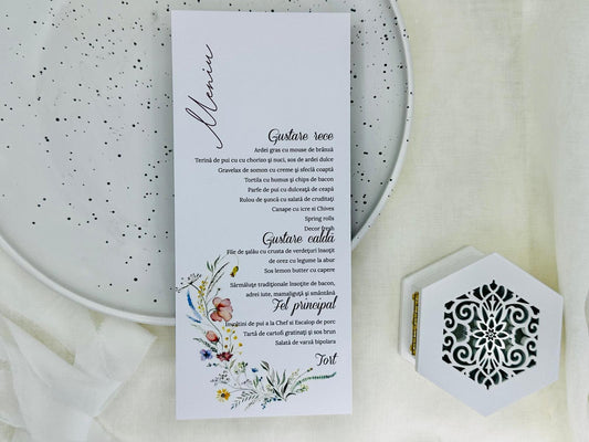 Meniu floral cod 1485
