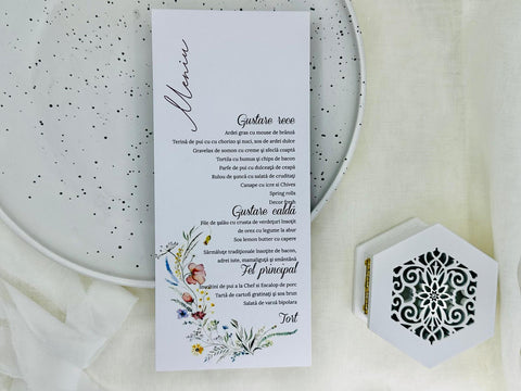 Meniu floral cod 1485