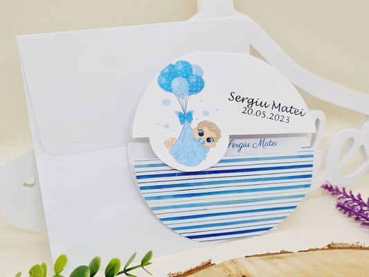 Invitatie de botez cod 1603
