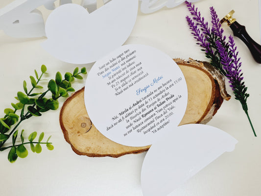 Invitatie de botez cod 1603