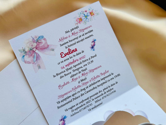 Invitatie de botez cod 1674