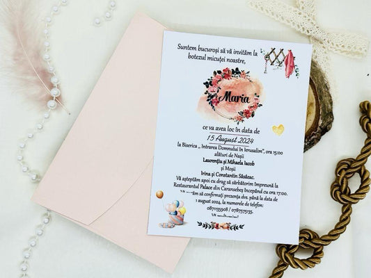 Invitatie de botez cod 1705
