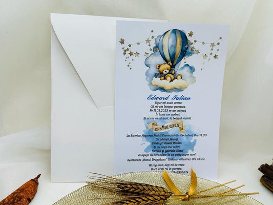Invitatie de botez cod 1713