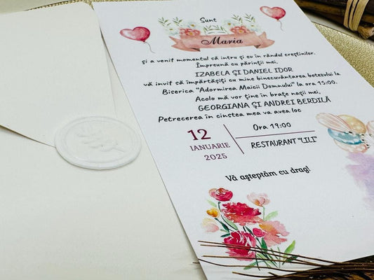 Invitatie botez cod 1715
