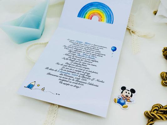 Invitatie de botez cod 1741