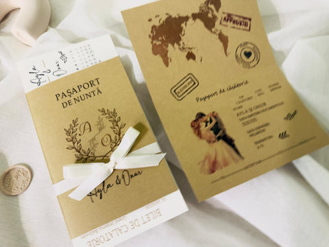 Invitatie pasaport - bilet avion 1850