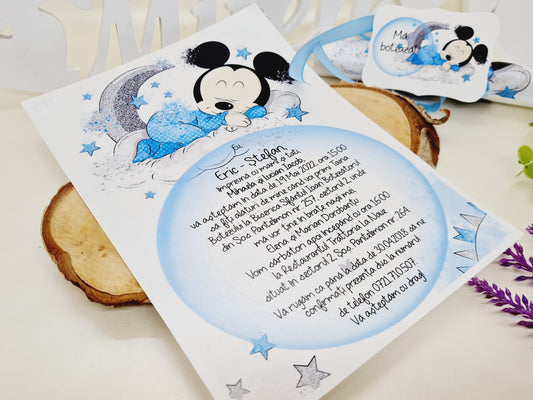 Invitatie de botez cod 1855