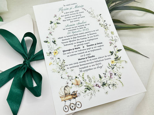 Invitatie nunta si botez cod 1863