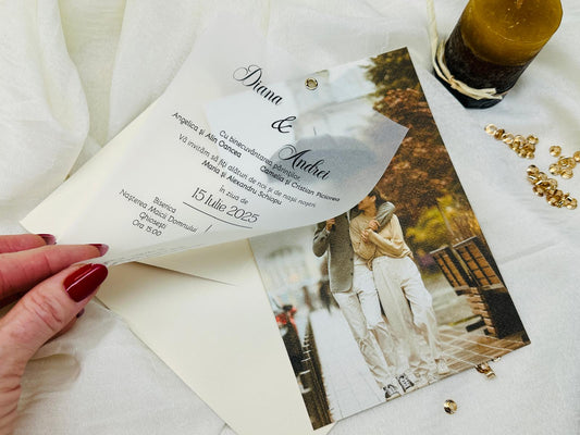 Invitatie cu fotografie cod 1879
