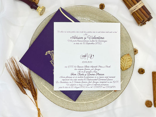 Invitatie de nunta cod 19316