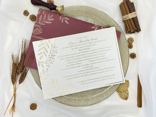 Invitatie de nunta cod 19318
