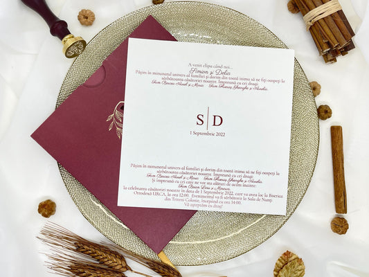 Invitatie de nunta cod 19338
