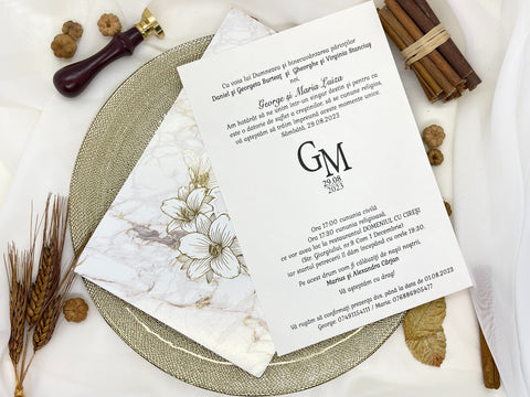 Invitatie de nunta cod 19343