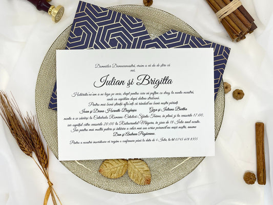 Invitatie de nunta cod 19344