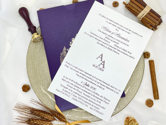 Invitatie de nunta cod 19351