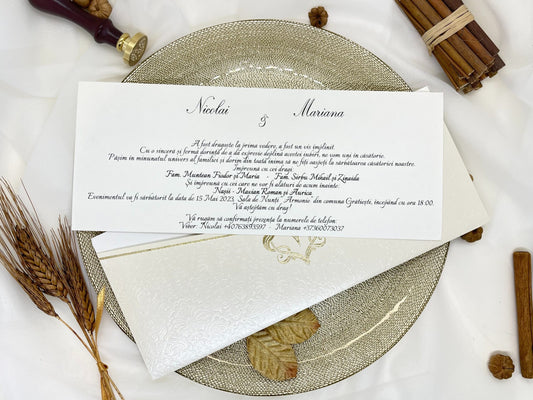 Invitatie de nunta cod 19353