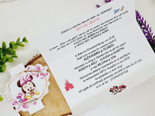 Invitatie de botez cod 20415A