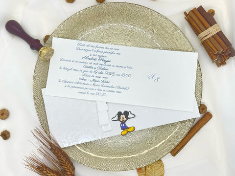 Invitatie de botez cod 20465F