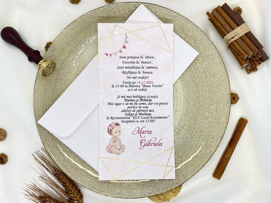 Invitatie de botez cod 6518B
