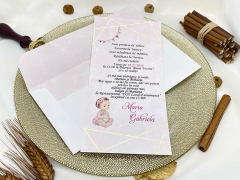 Invitatie de botez cod 6518B